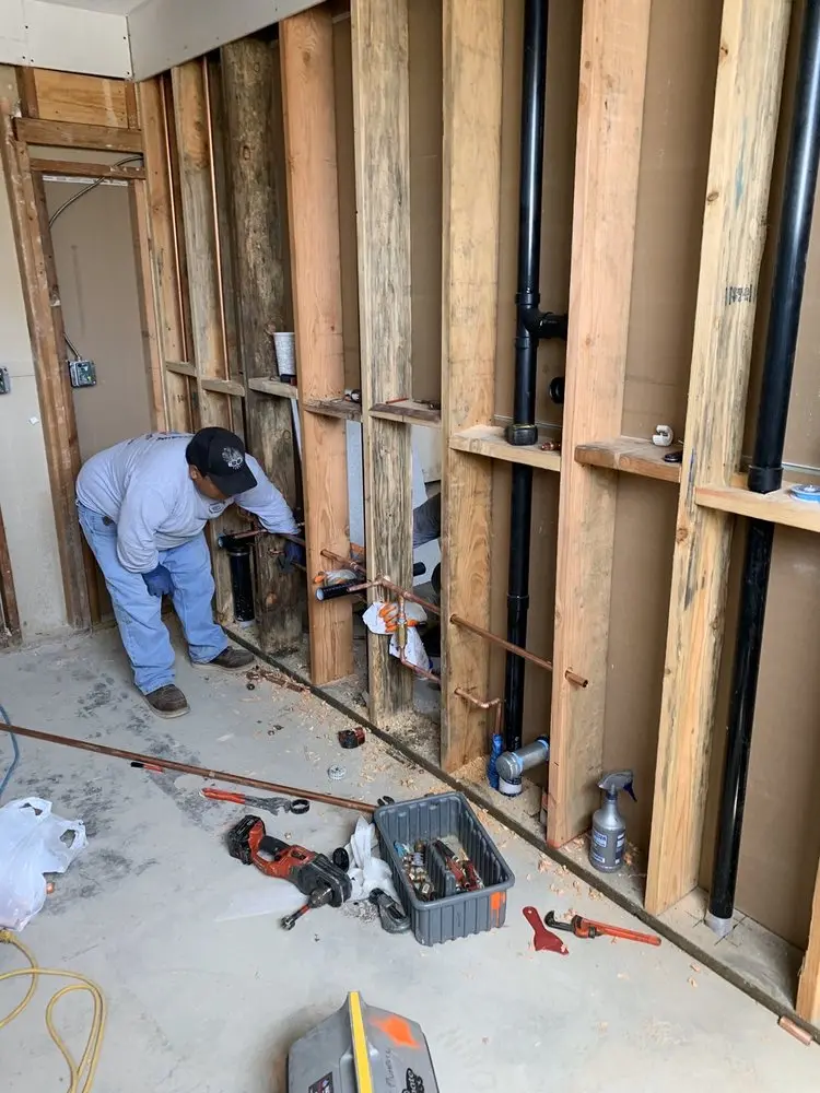 Commercial rough-in plumbing for Commercial Plumbing in Stedman